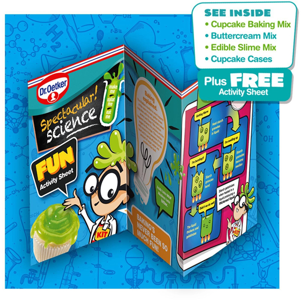 Dr. Oetker Spectacular Slime Cupcake Kit - Green Image 3