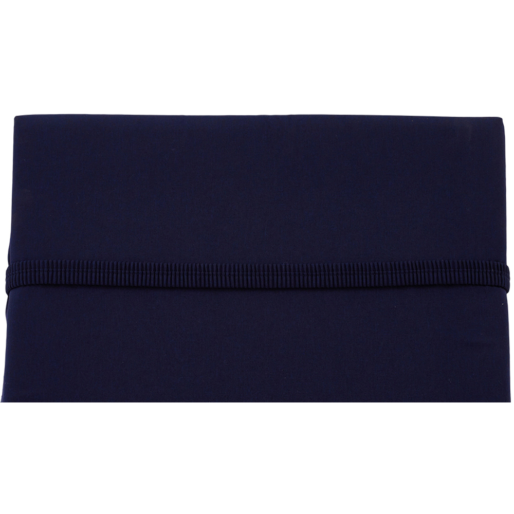 Living and Home Dark Blue Outdoor Sun Lounge Chair Cushion 71 x 112 x 54cm Image 4