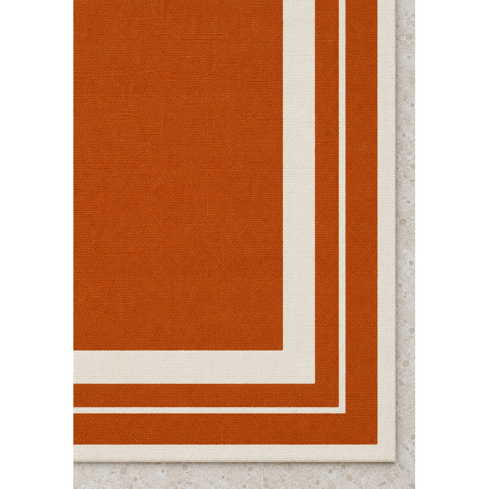Portland Rugstyle Terracotta Border Rug 240 x 340cm Image 3