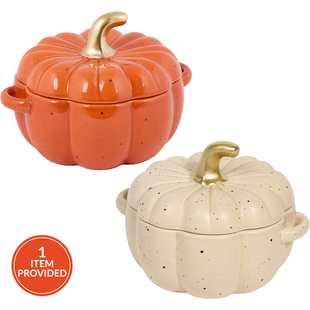 Small Pumpkin Serving Bowl Image 1