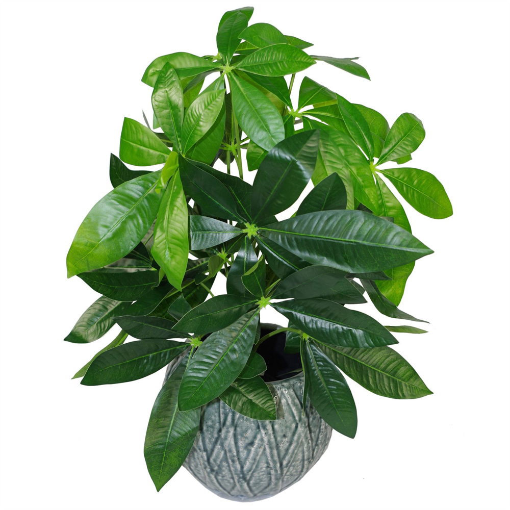 Leaf Artificial Money Plant Pot 50cm Image 2