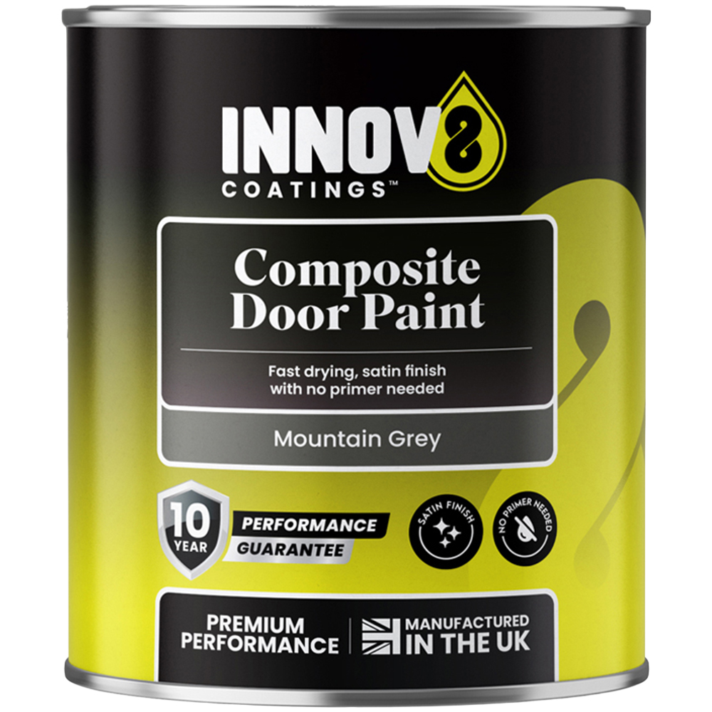 Innov8 Coatings Composite Door Paint 750ml Mountain Grey Image 2