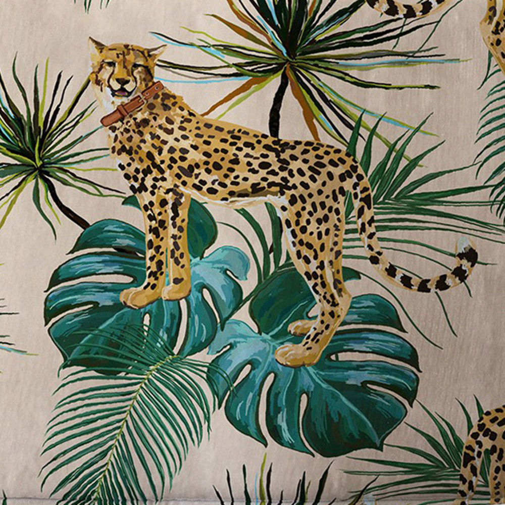 Benjamin Tate Design Yellow Tropical Cheetah Bath Mat 50 x 80cm Image 3