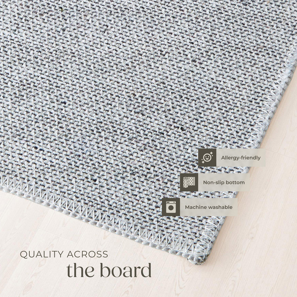 tectake Dalia Non Slip Washable Rug 170 x 120 x 0.6cm Image 3
