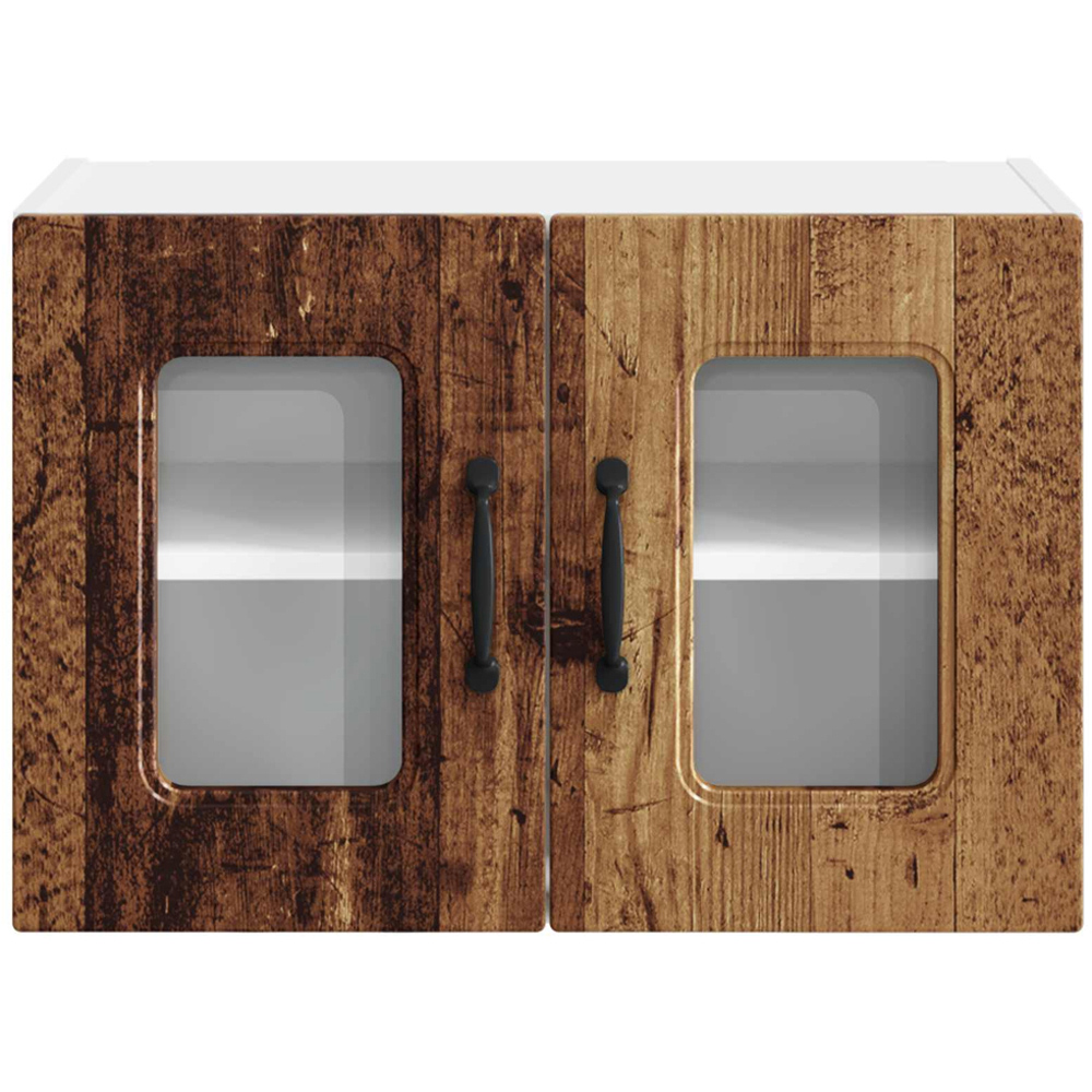 vidaXL Kalmar 2 Door Old Wood Wall Kitchen Cabinet Image 4