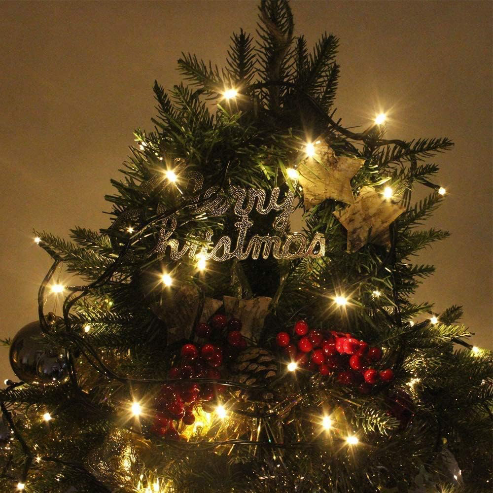 Shatchi 400 Warm White Multifunction LED Fairy String Lights Image 1