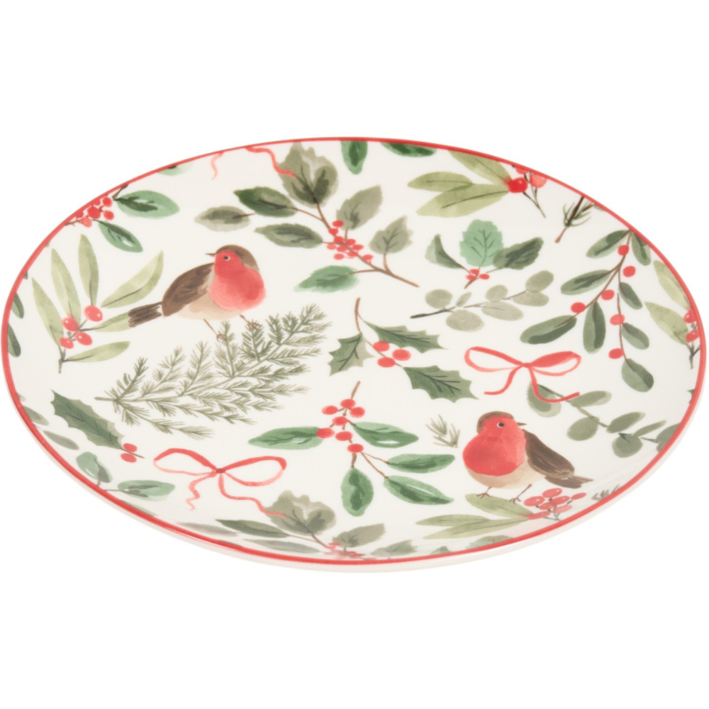 Festive Robin Plate Side Plate Image 3