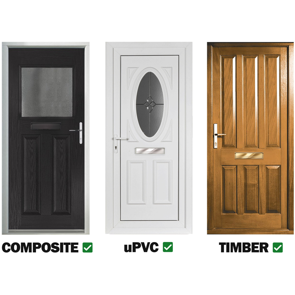 Select Black Door Letter Box 12 inch Image 4