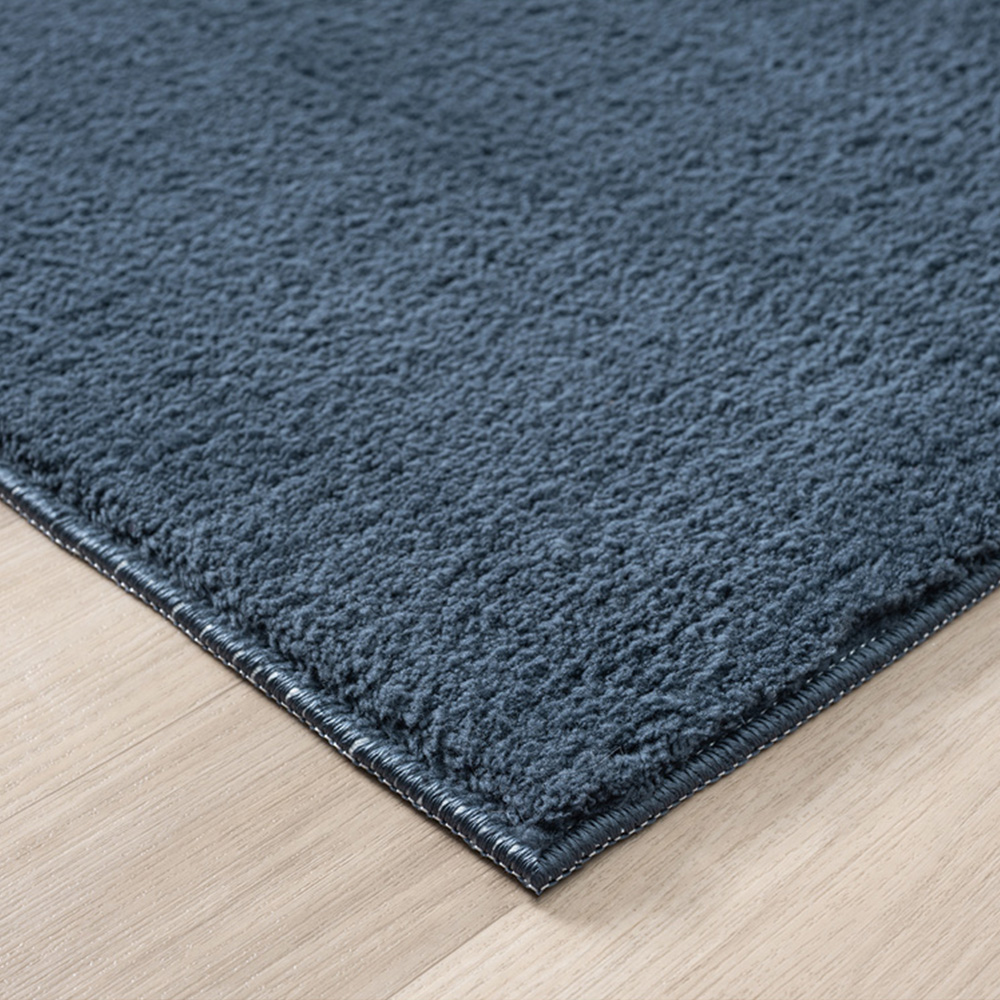 Desire Rugs Comfy Navy Anti Slip Felt Backing Rug 120 x 160cm Image 3