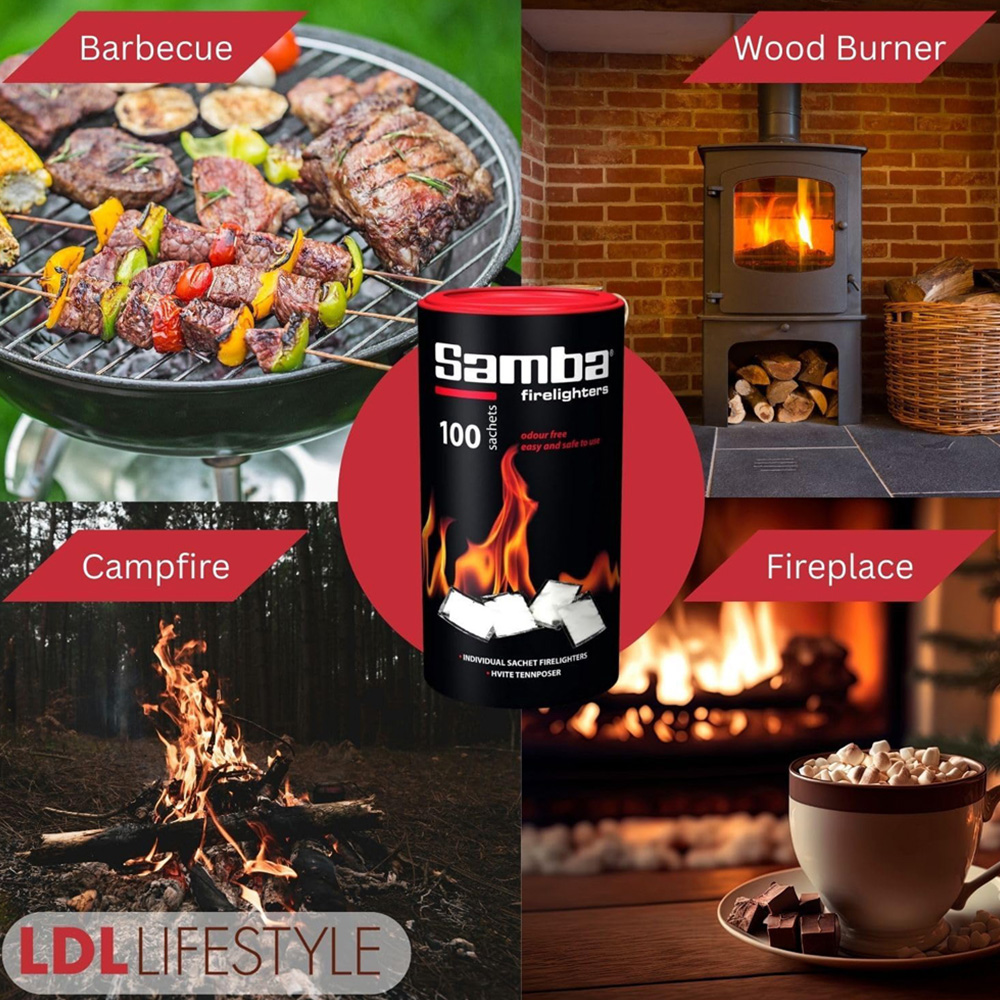 Samba Firelighters Sachets 600 Pack Image 5