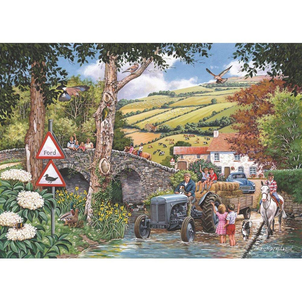 The House of Puzzles Fergie At The Ford 1000 Piece Jigsaw Puzzle Image
