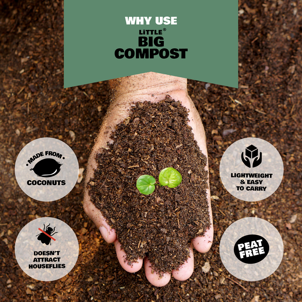 Coco & Coir Little Big Compost Cactus Compost 9L Image 3