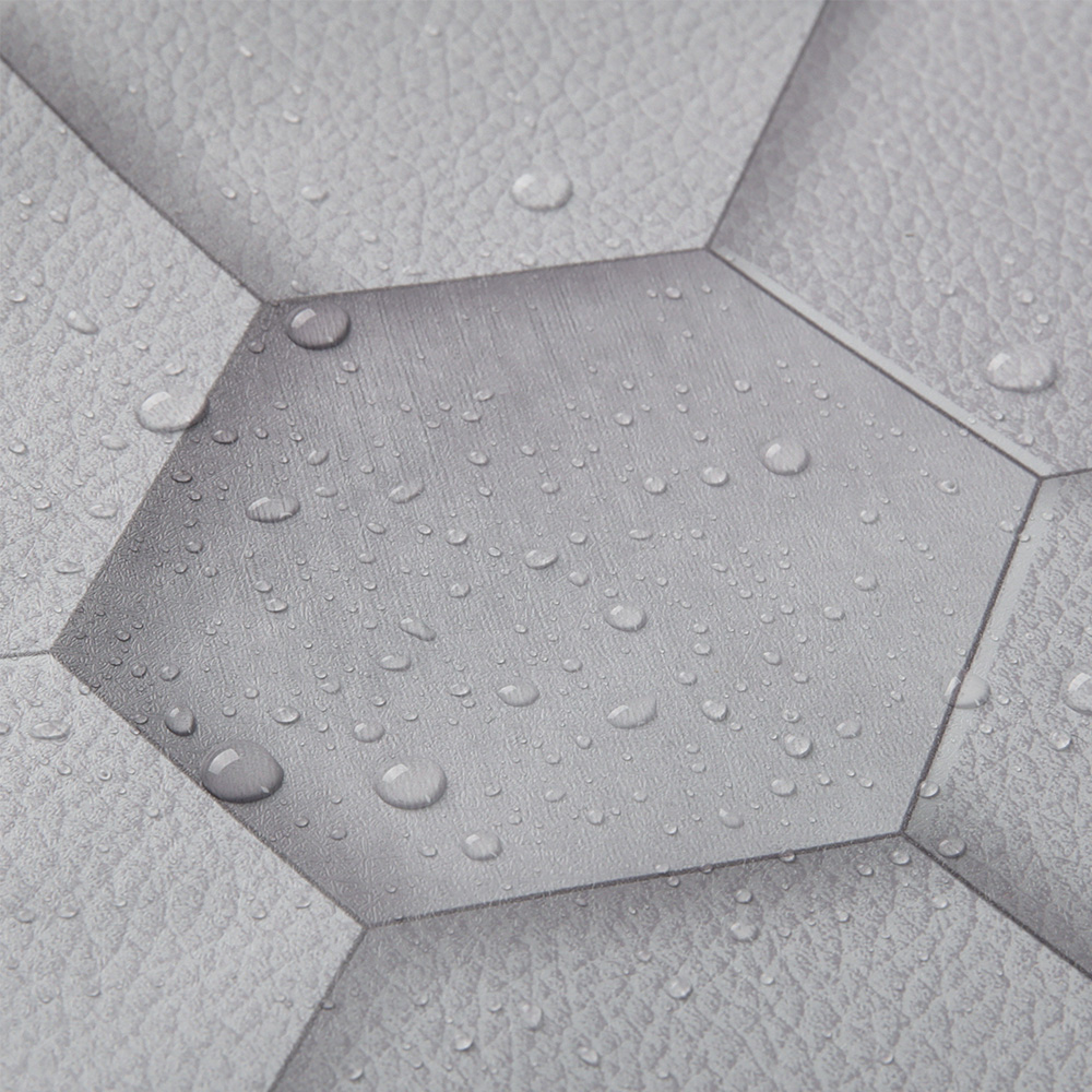 Living and Home PVC 3D Hexagonal Wallpaper Image 7