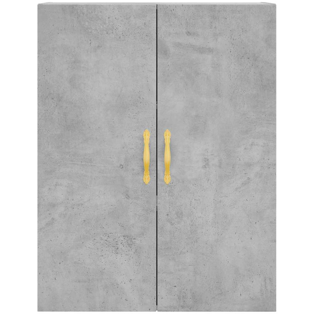vidaXL 2 Door 3 Shelf Concrete Grey Highboard Image 5