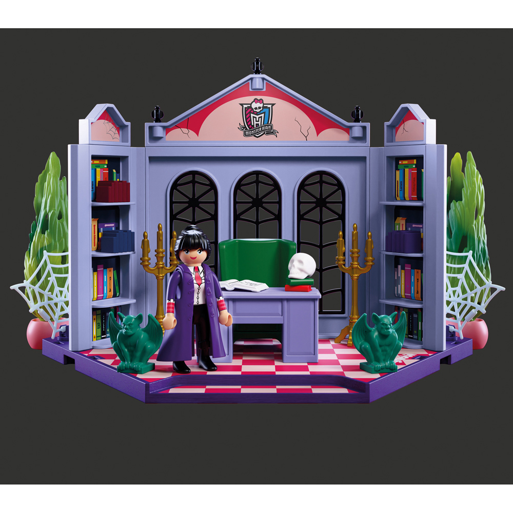 Playmobil Monster High Headless Headmistress Bloodgood’s Office Play Set 55 Piece Image 4