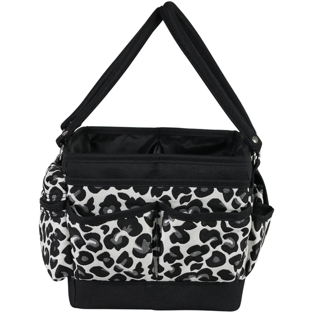 Everything Mary EVM13188-1 Cheetah Print Deluxe Store Collapsible Tote Caddy 30.5 x 22 x 19cm Image 5