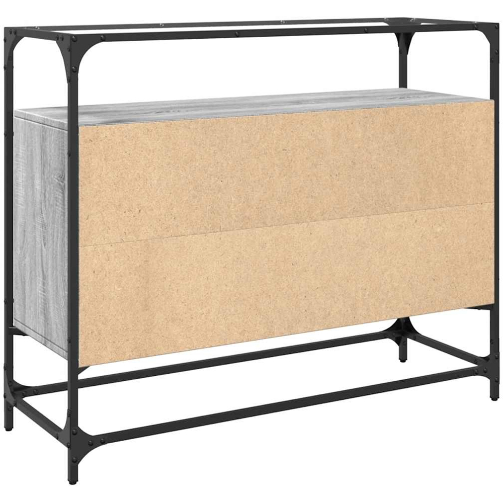 vidaXL 2 Door 4 Shelf Grey Sonoma Sideboard Image 6