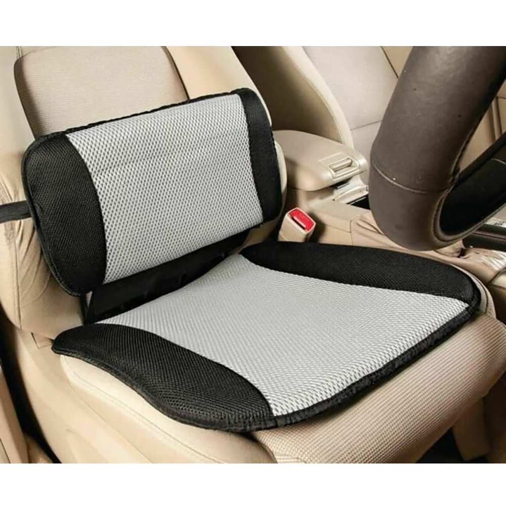 Avilo Lumbar Support Car Pillow and Cooling Seat Cushion Set Image 2