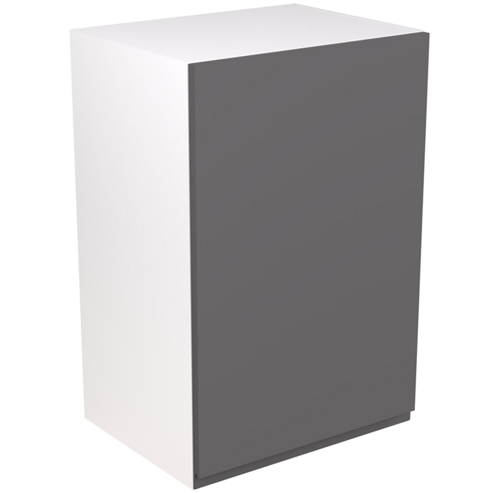 Kitchen Kit J-Pull Matt Dust Grey Boiler Housing Wall Kitchen Cabinet Flatpack 900mm Image 1