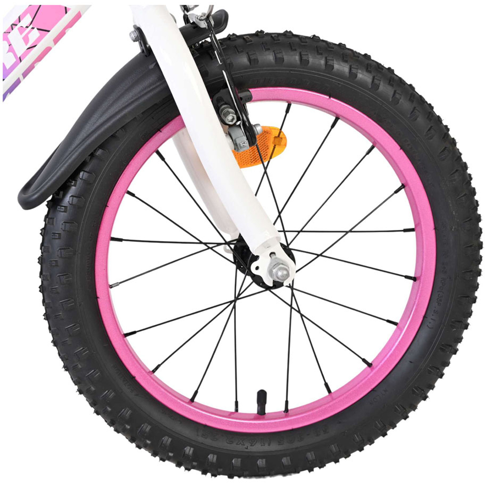 Volare Lily Kids 16 inch Multicolour Bike with Stabilisers Image 8