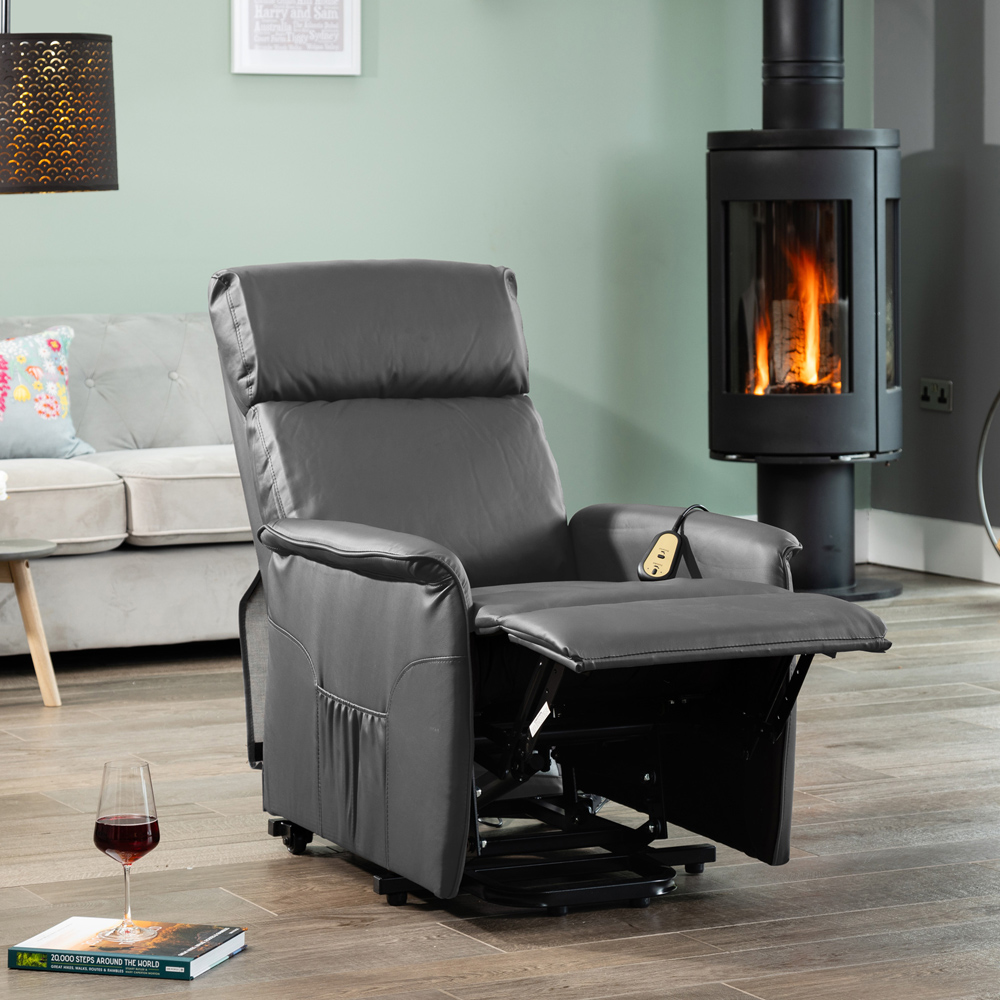 Artemis Home Townsend Grey Electric Recliner Chair Image 2