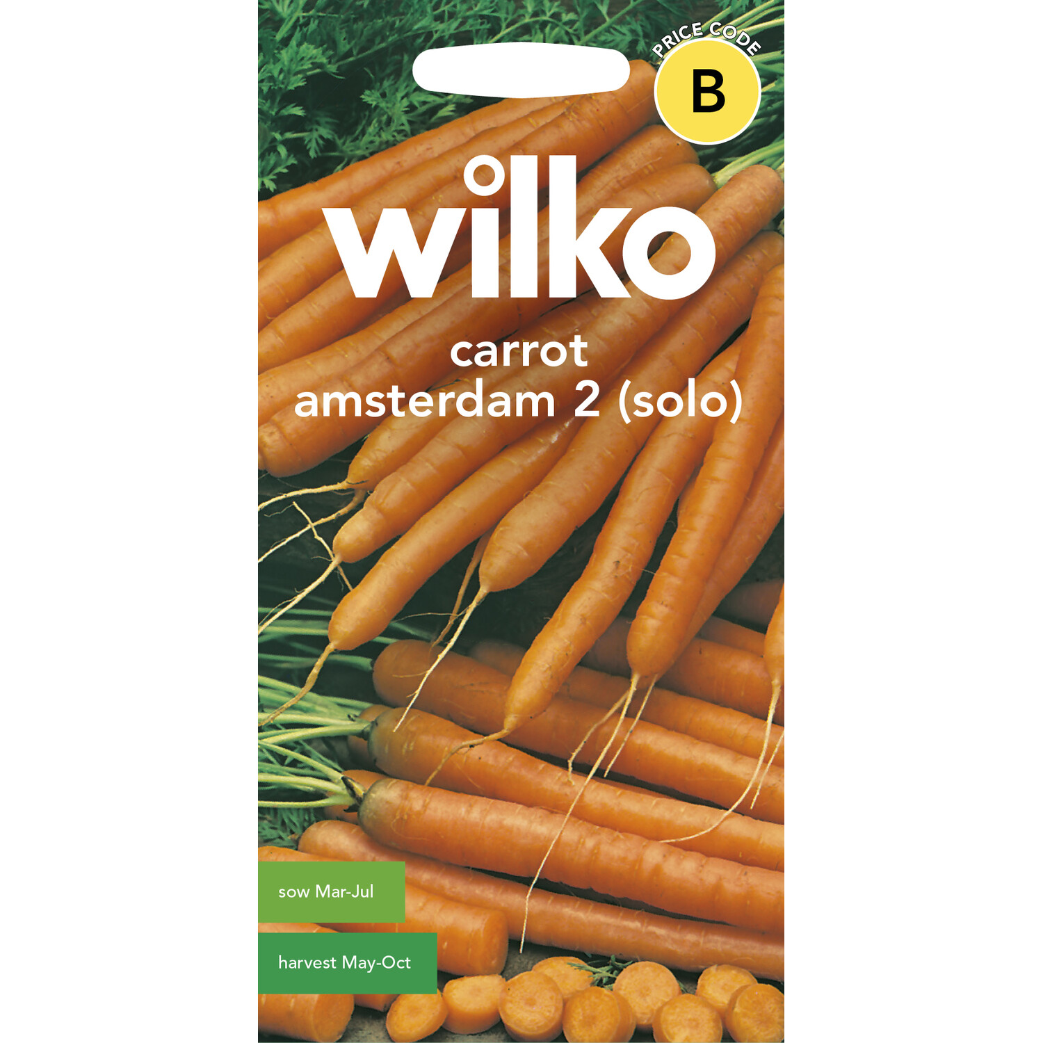 Wilko Carrot Amsterdam Solo Seeds Image 1