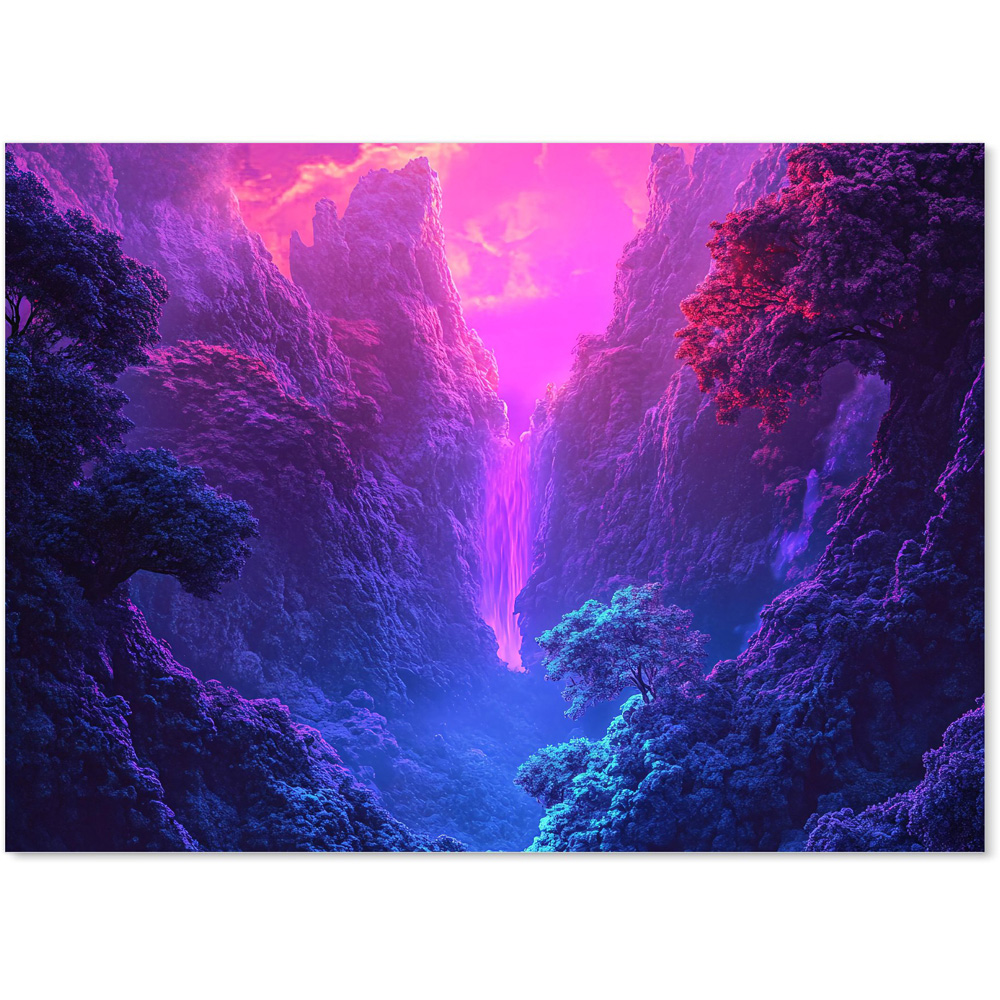 Warren Reed Designer Elena Sable 00025 Glass Kitchen Splashback 65 x 90cm Image 2