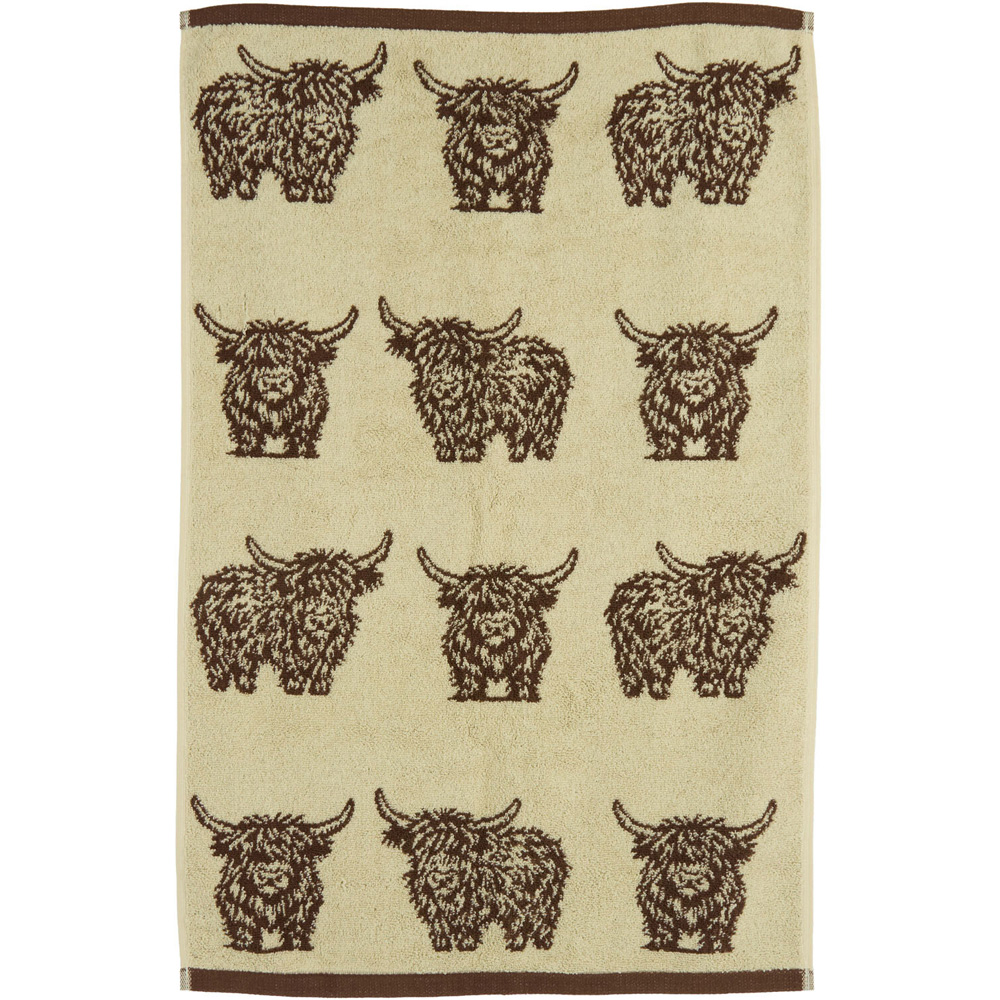 Highland Cow Towel Bath Towel Image 1