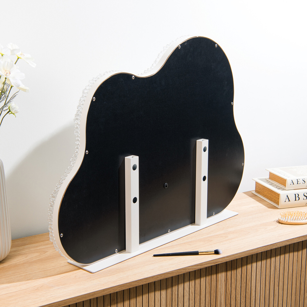 Cloud Shaped LED Desktop Vanity Mirror Image 4