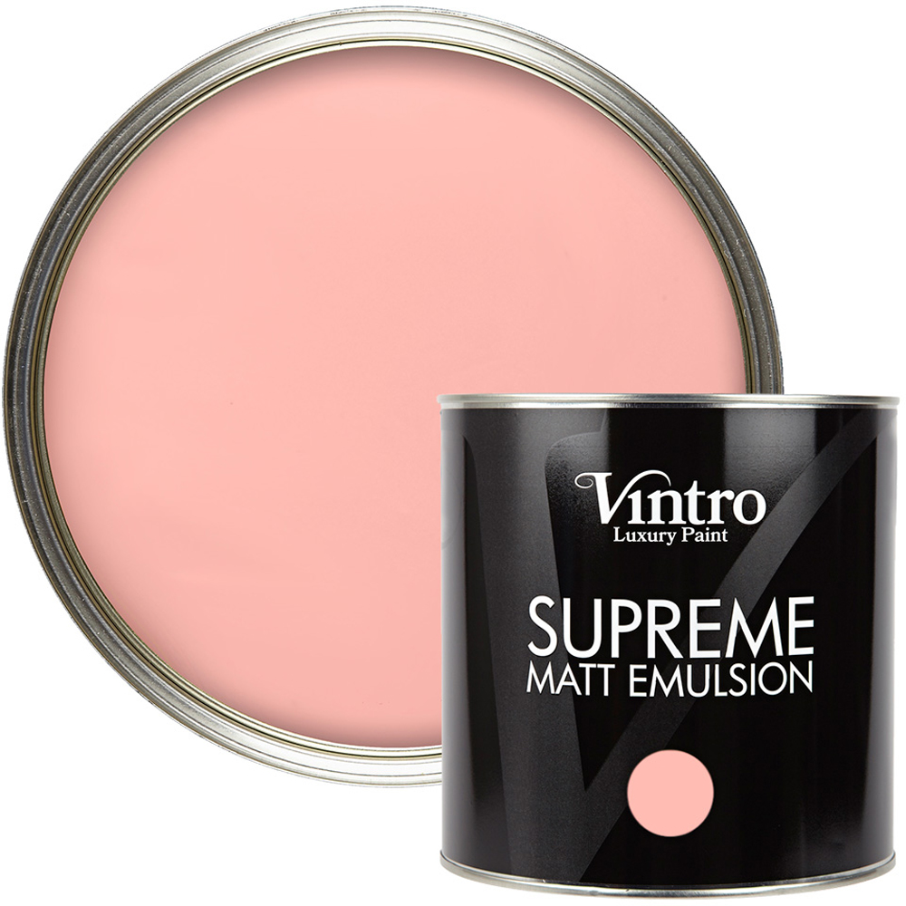 Vintro Paint Dancing Salmon Matt Emulsion Interior Paint 2.5L Image 1
