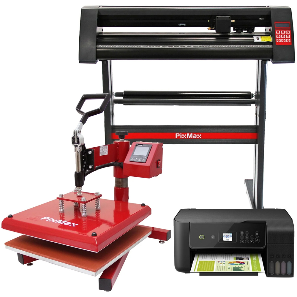 PixMax Swing Heat Press 38cm Vinyl Cutter 720mm and Printer Image 5