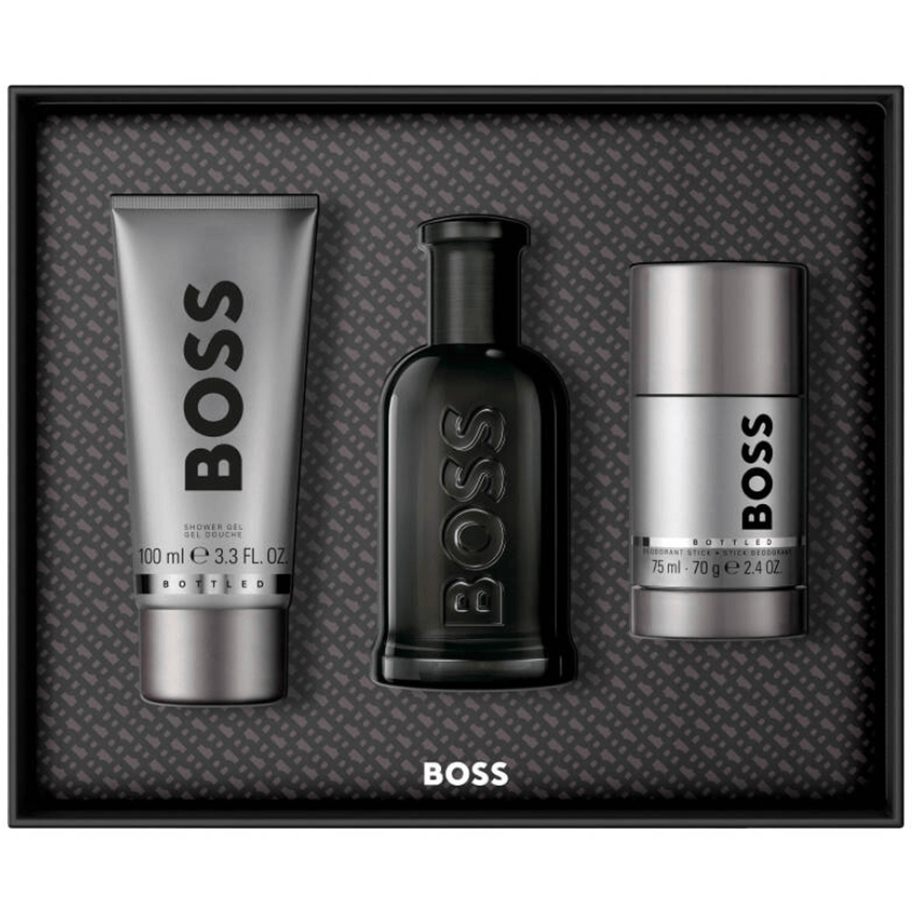 Hugo Boss Bottled Parfum 100ml 3 Piece Gift Set Image 2