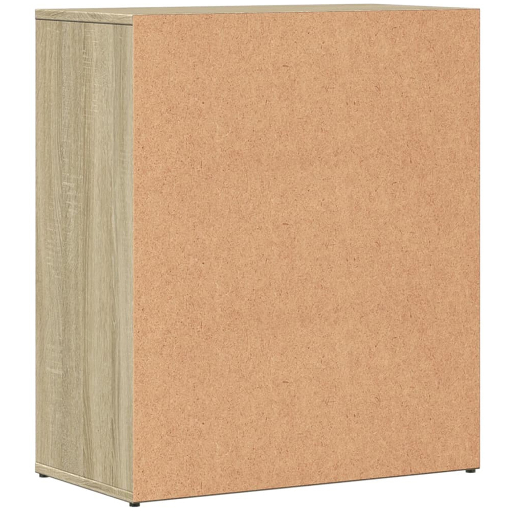 vidaXL 2 Door Single Drawer Sonoma Oak Highboard Image 6