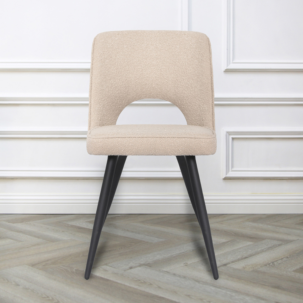 Thetis Set of 2 Boucle Dining Chair Image 7