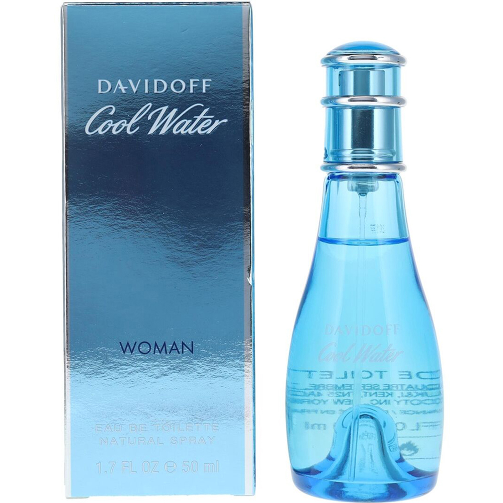 Davidoff Cool Water Woman Eau De Toilette 50ml Spray Image 2
