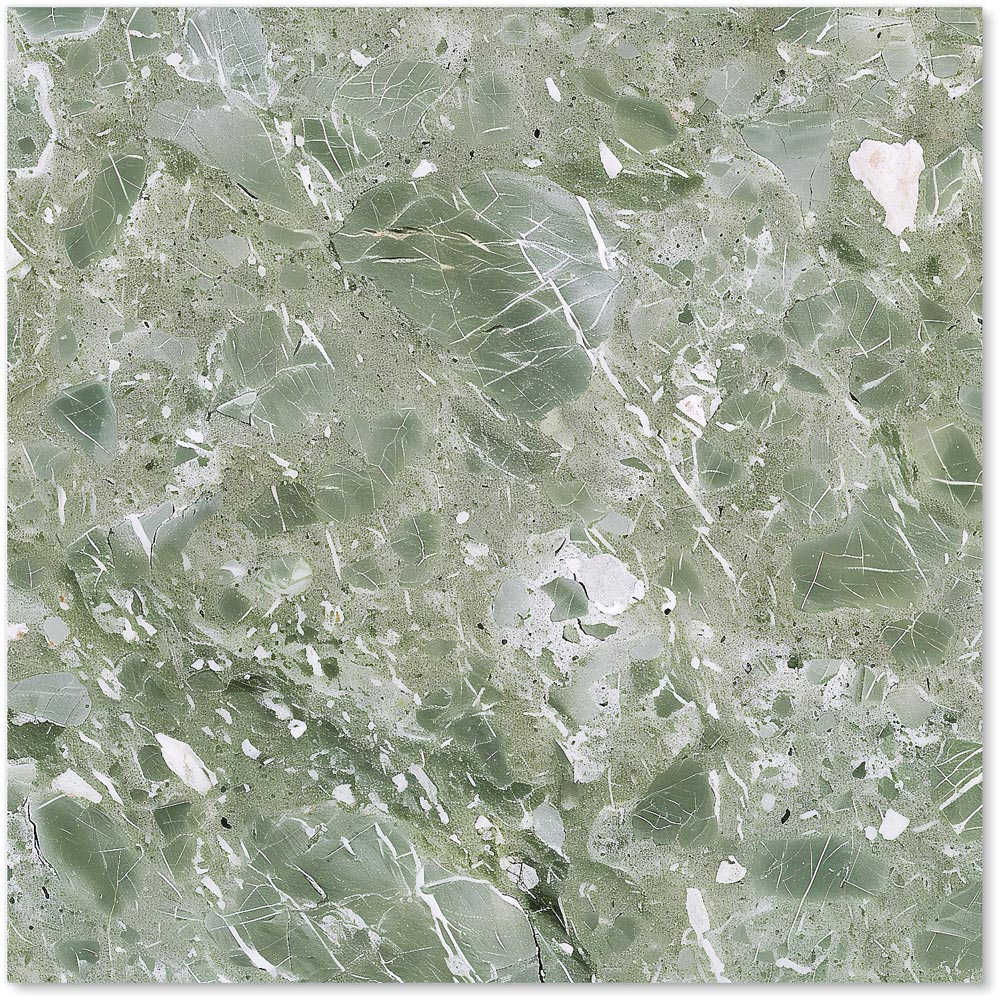 Warren Reed Designer Pale Green Quartz Effect Glass Kitchen Splashback 60 x 60cm Image 2