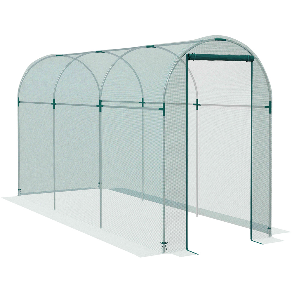 Outsunny Green Plant Protection Tent 6.1 x 3.9 x 11.8ft Image 1