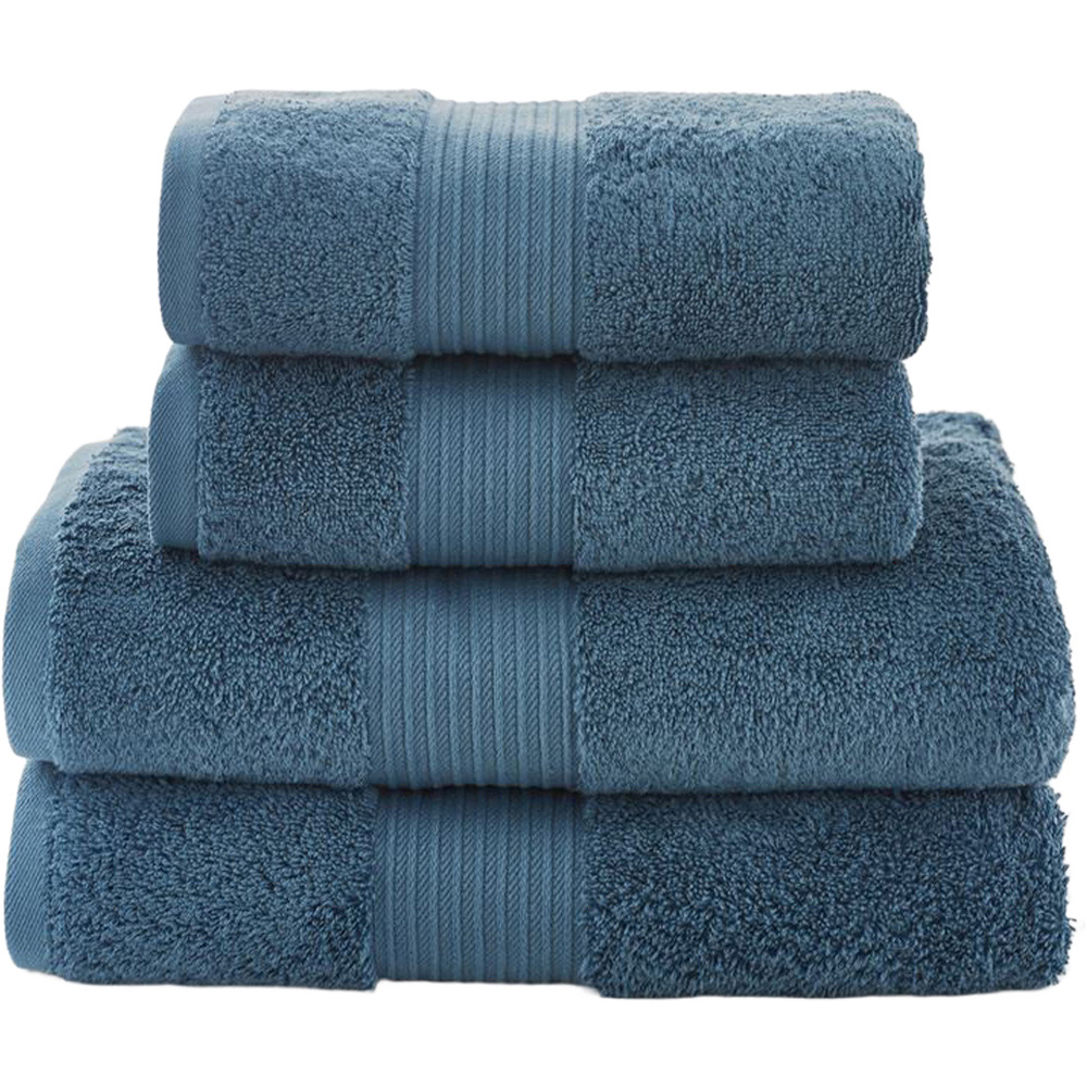 Deyongs Bliss Pima Petrol Hand Towel 2 Pack Image 1