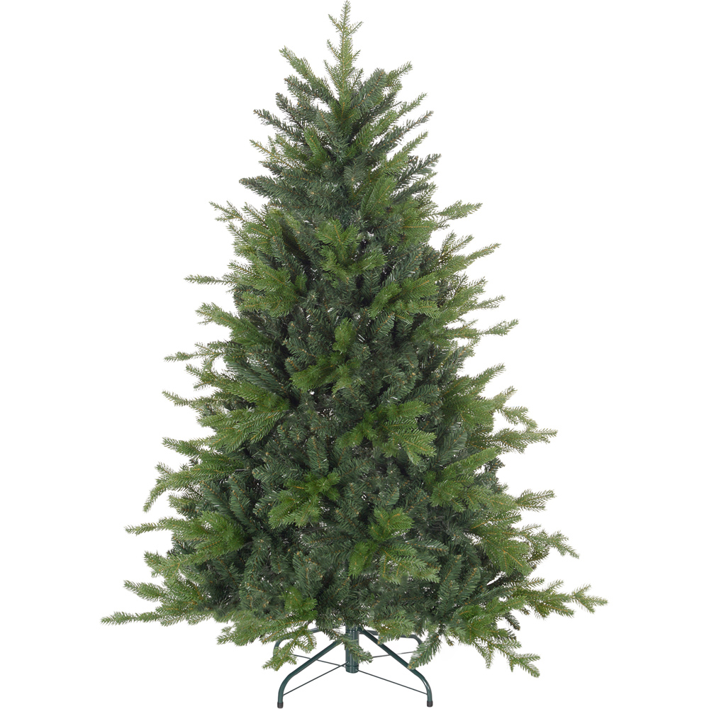 Everglow Green Artificial Christmas Tree 5ft Image 1