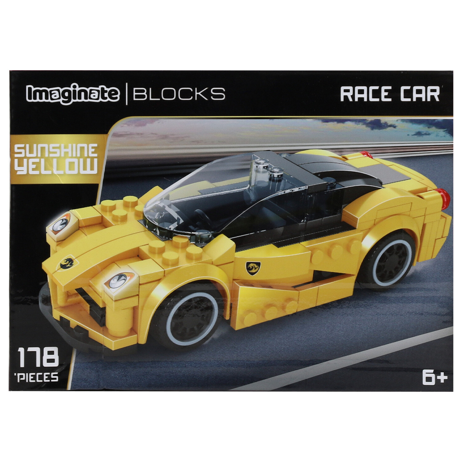 Imaginate Blocks Race Car Image 1