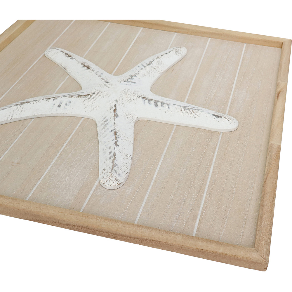 Embossed Wood Panel Coastal Wall Art Image 3