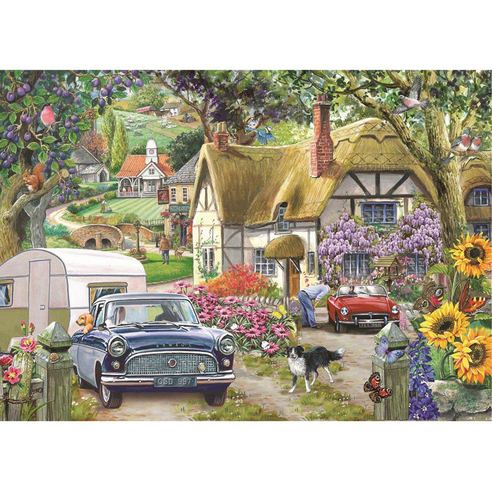 The House of Puzzles Off We Go 250 Piece Big Jigsaw Puzzle Image