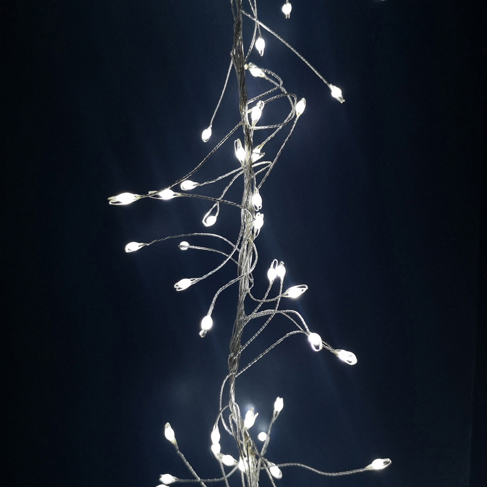 Samuel Alexander Ultra Bright 860 White LED Christmas Garland Light Image 4