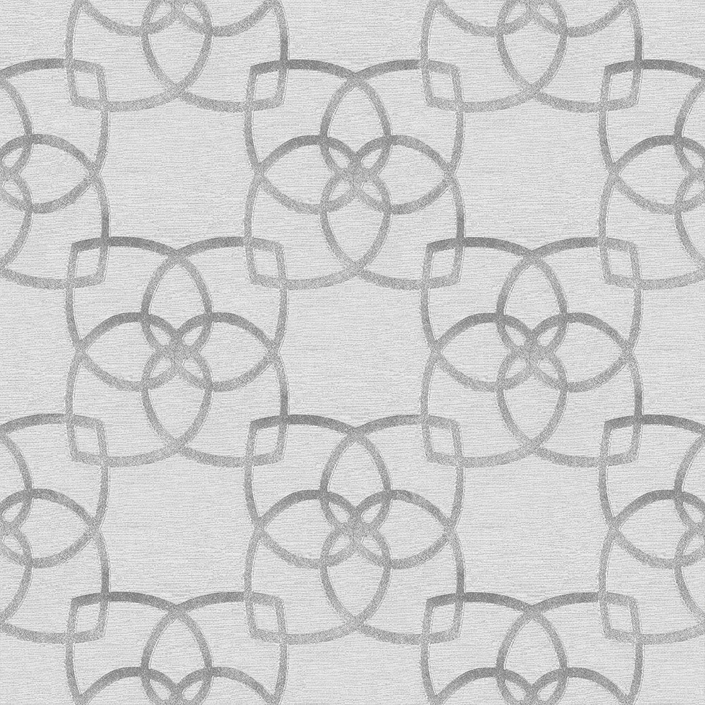 Muriva Marrakech Silver and Grey Wallpaper Image 1