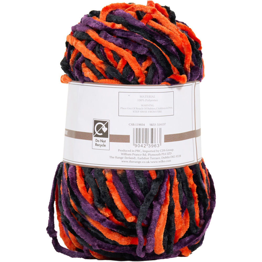 Chenille Halloween Yarn Image 5