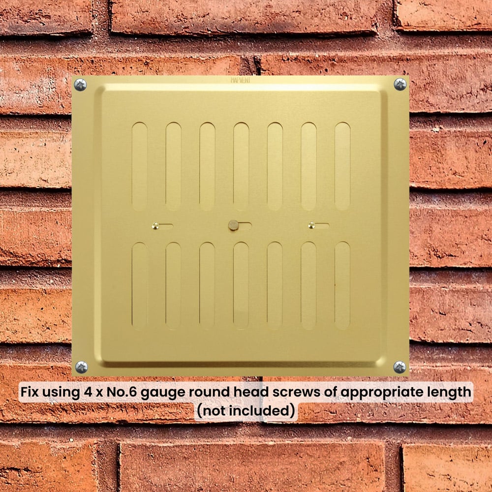 Select Gold Adjustable Air Vent 9 x 9 inch Image 2