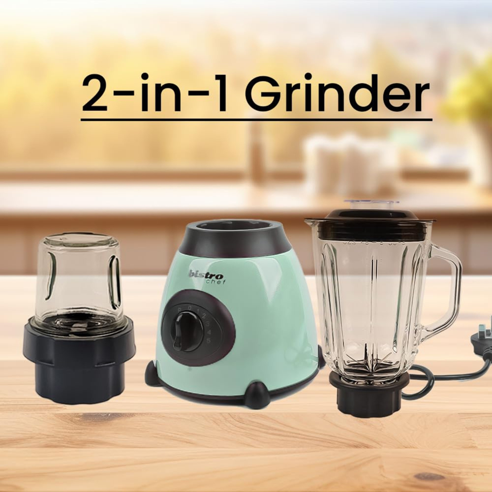 Alivio Bistro Chef 2-in-1 Green Mixer Blender 850W Image 9