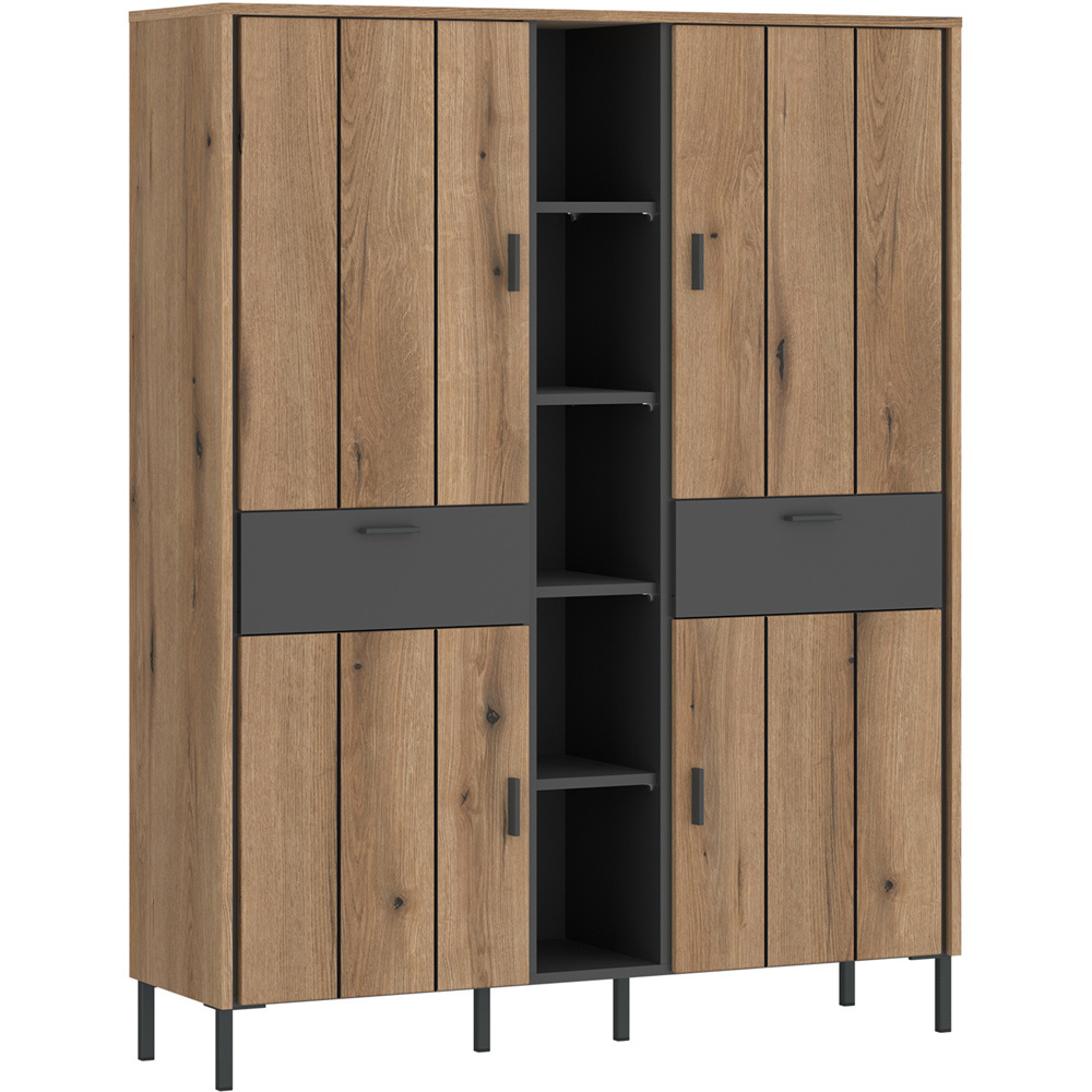 Furniture To Go Arundel 4 Door 2 Drawer Oak Wardrobe Image 2