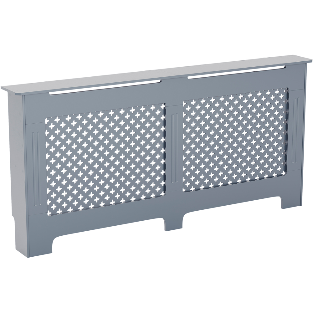 Vida Designs Oxford Grey Radiator Cover Extra Large Image 1