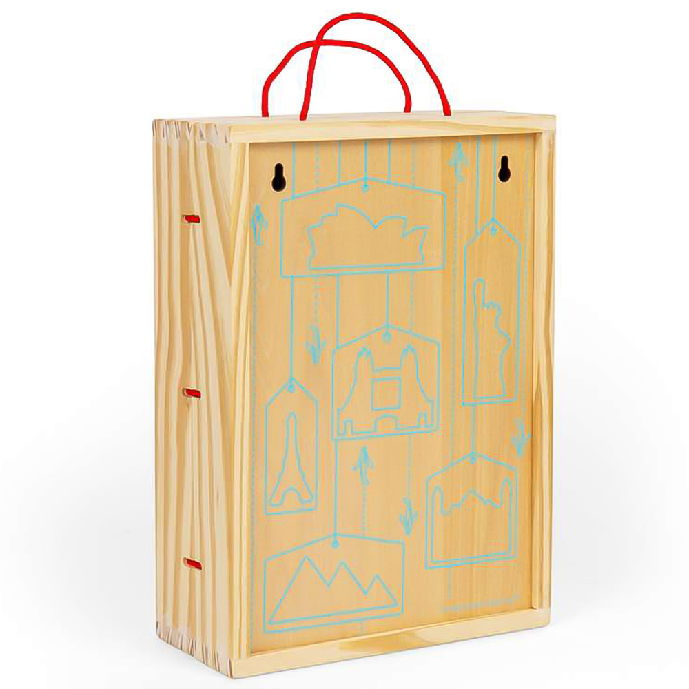 Bigjigs Toys Kids 10 Piece Wooden Travel Playset Image 7